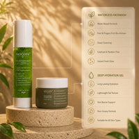 MOCOTA Waterless Facewash & Moisturizer Combo | Refresh & Hydrate Skincare Duo