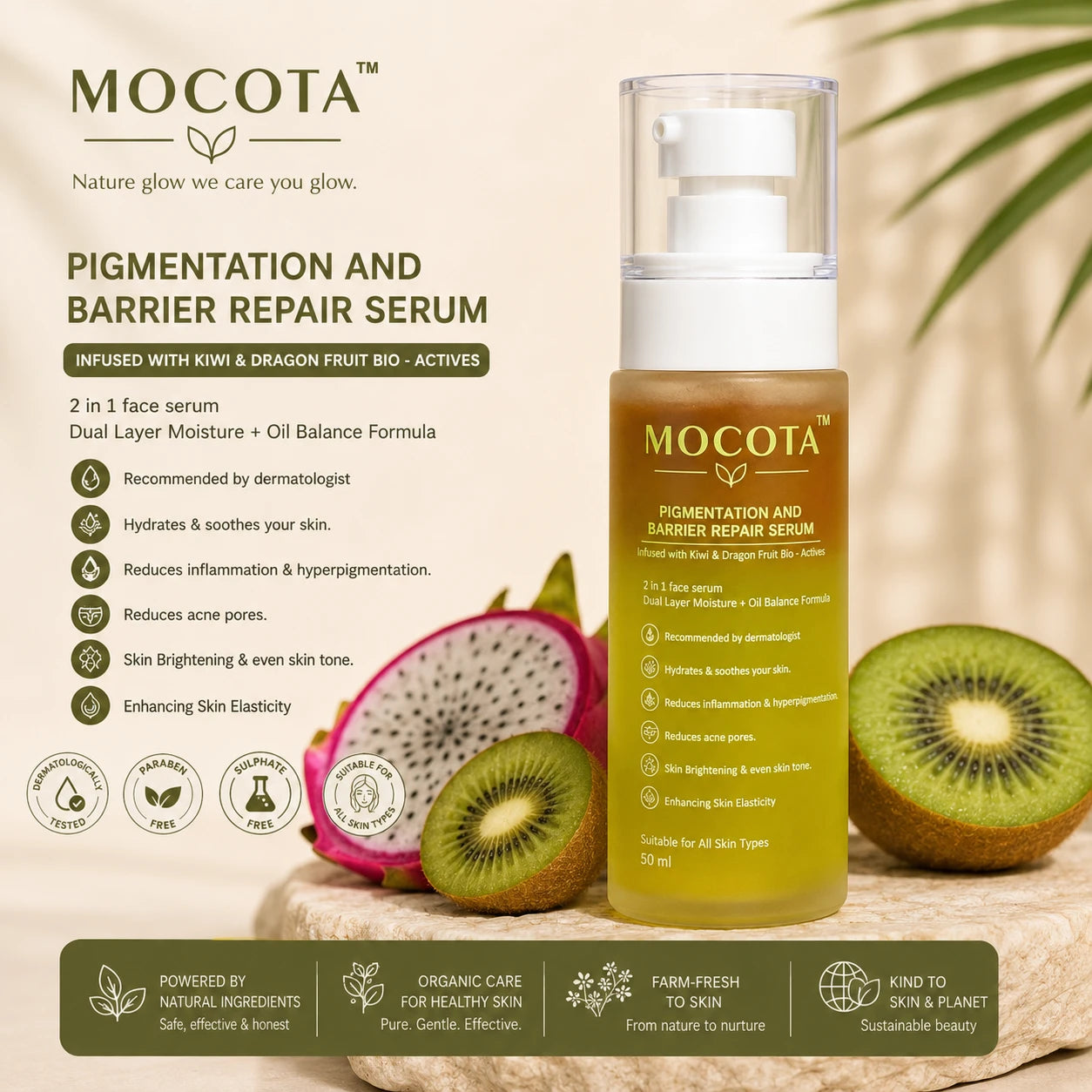 MOCOTA Pigment Correcting Bi-Phase Serum | Niacinamide, Tranexamic Acid,